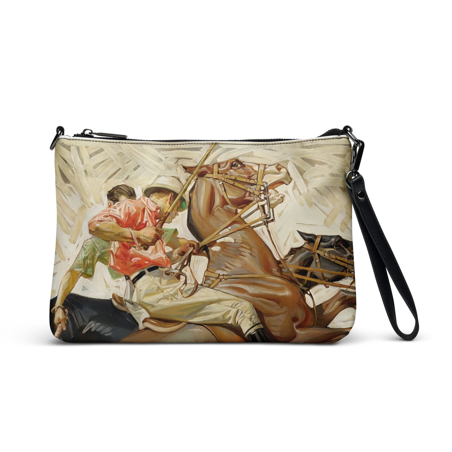 Crossbody bag - Polo Players on Horseback 1914 Joseph Christian Leyendecker