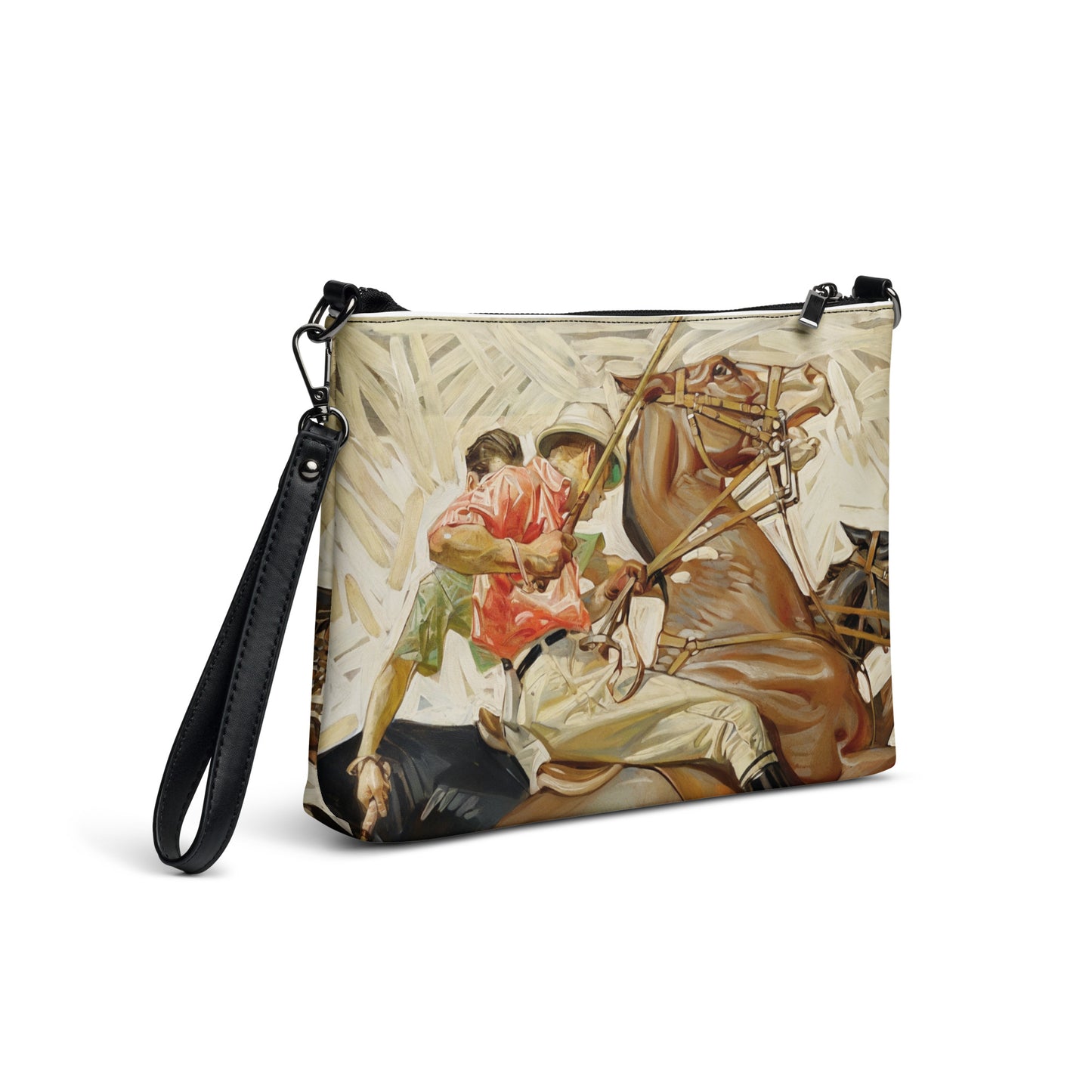 Crossbody bag - Polo Players on Horseback 1914 Joseph Christian Leyendecker