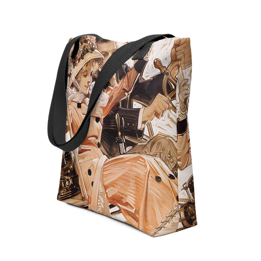 Tote bag - Flying in Style - J.C. Leyendecker 1904