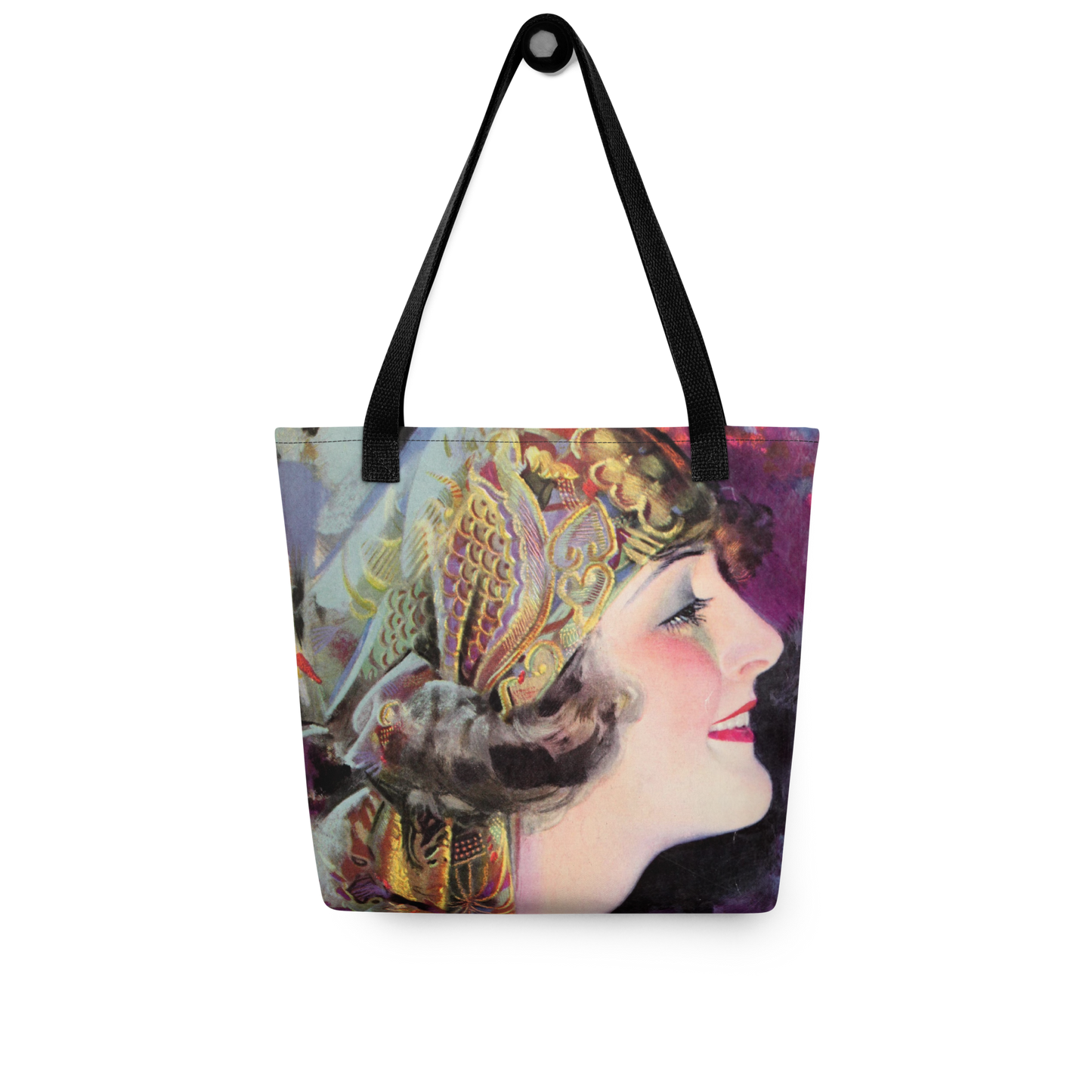Tote bag - Martha Mansfield en couverture de la revue Photoplay de juillet 1920 by Rolf Armstrong