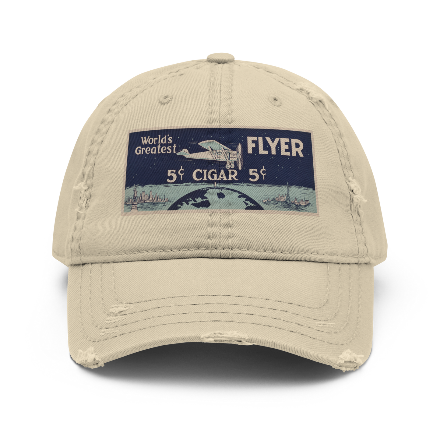 Distressed Dad Hat - World’s greatest flyer (1930)