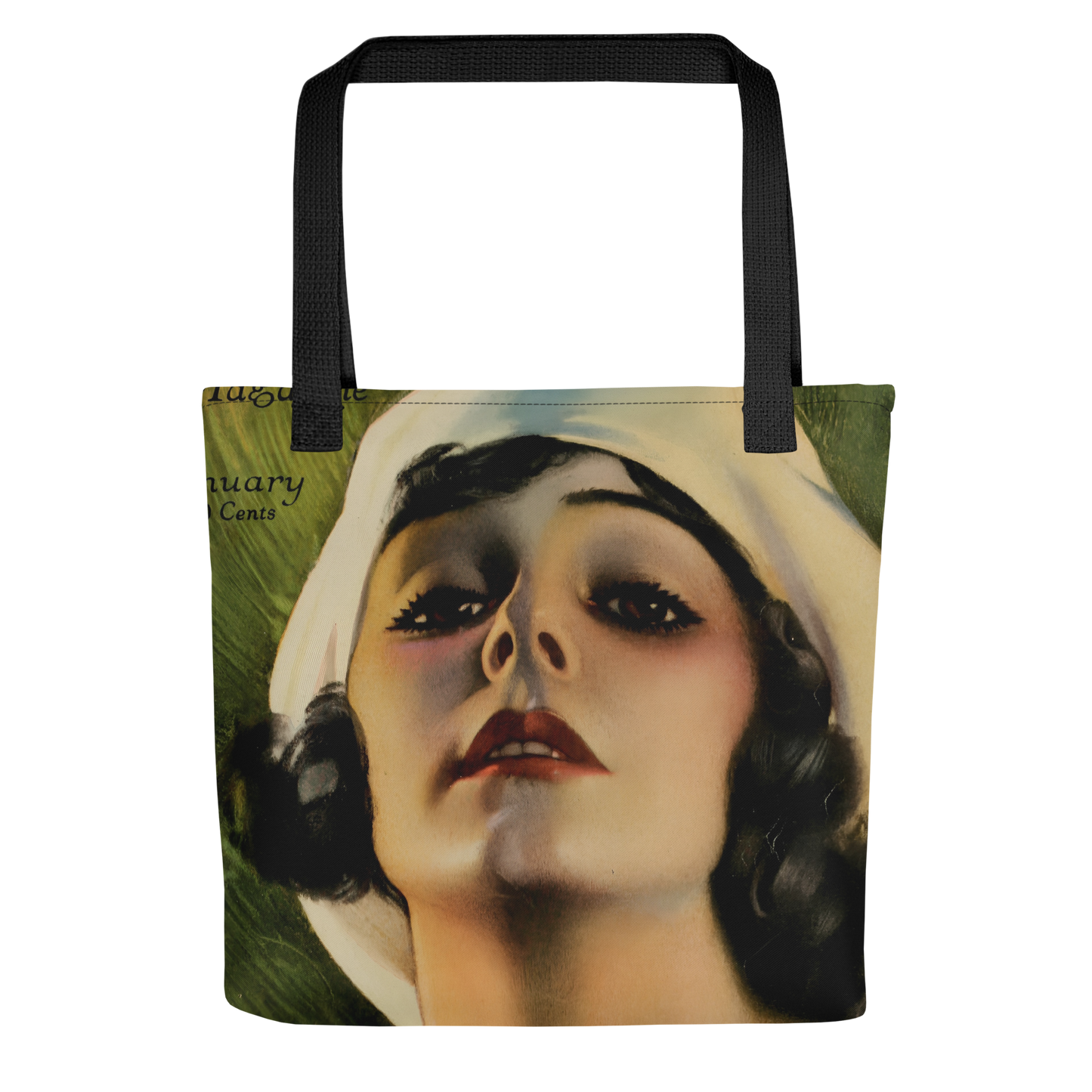 Tote bag - Norma Talmadge Photoplay January 1920 by Rolf Armstrong