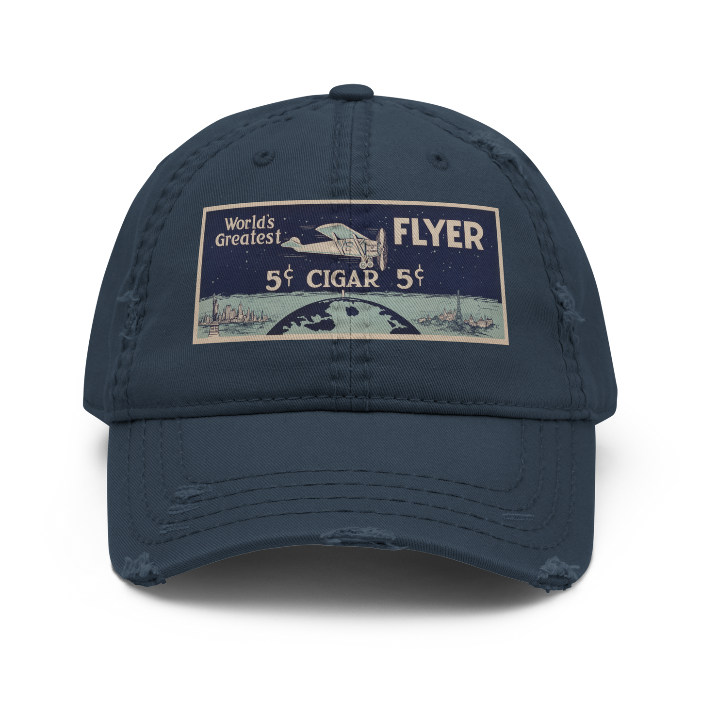 Distressed Dad Hat - World’s greatest flyer (1930)